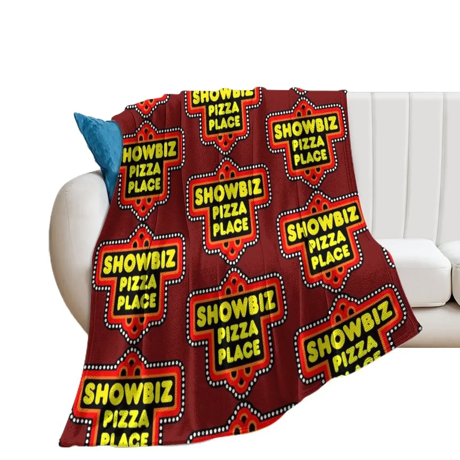 

Showbiz Pizza Throw Blanket Hairy Kid'S Blankets