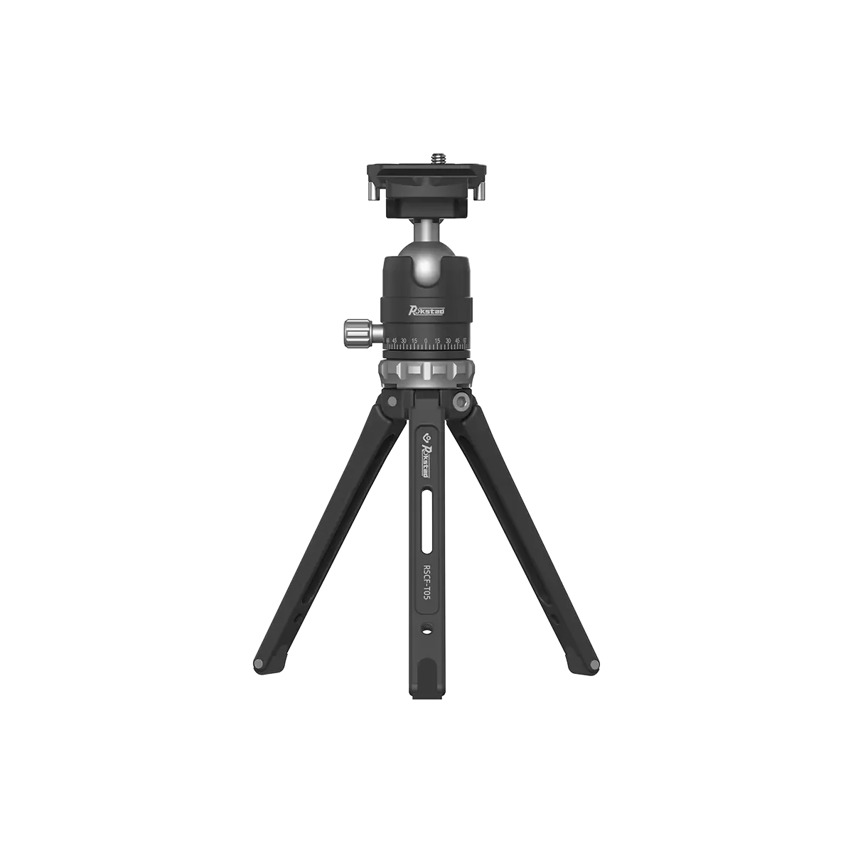 Vector Optics RokStad FLA Tisch-Ministativ mit Kugelkopf-Set, max. 15 kg (33 lbs), vollständig CNC-gefertigt, 1/4-Zoll-Adapter für Benchrest und Videoaufnahmen – Detail 2