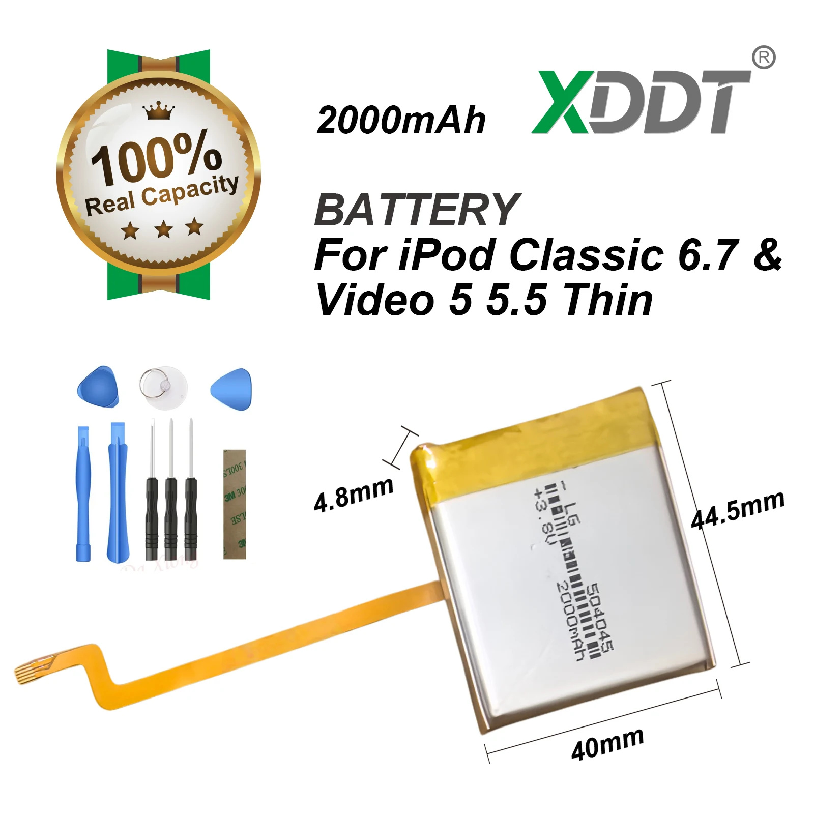 Xddt 2000Mah Square…