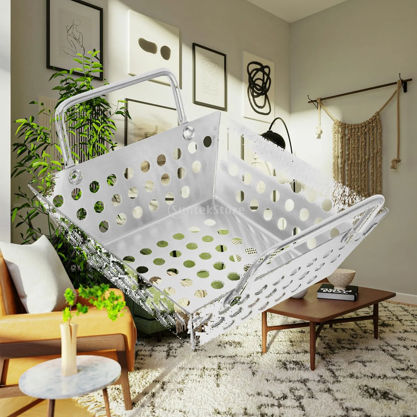 Stainless Steel Fryer Basket Multifunctional Stainless Steel Strainer Basket