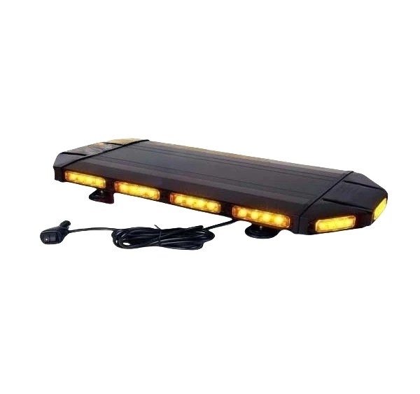 70 cm 56 LEDs Autodach-Warnlichtleiste, Polizei, Krankenwagen, Feuerwehrauto, Notfall-Auto-LED-Blitzlicht mit Controller, wasserdicht, R65