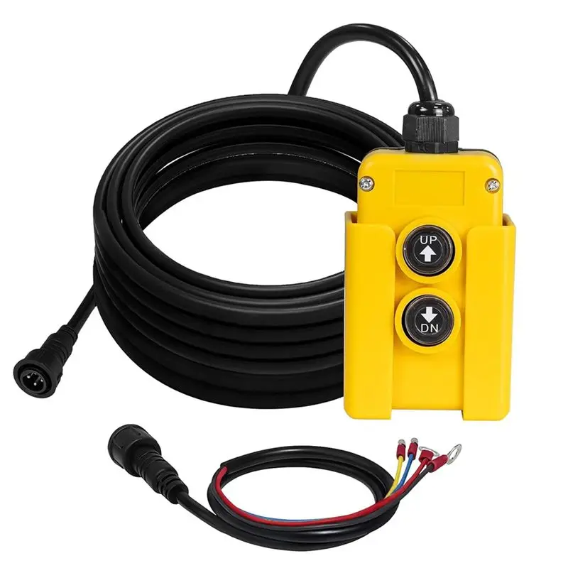 

Apr.4 Wire Dump Trailer Remote Control Switch For Hydraulic Pump 12V DC For Lift Winch Dump Bed