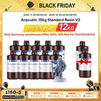 ANYCUBIC Standard Resin V2 405nm UV Resin For 3D Printer Printing Resin For LCD 3D Printer Mono M5s Mono X 6Ks Resin 10kg
