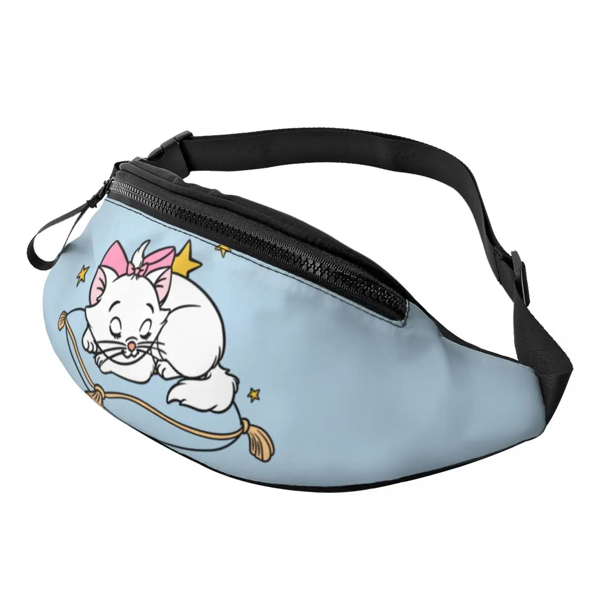 Custom Fashion Marie Sleep Fanny Pack for Running Men Women Crossbody Waist Bag Phone Money Pouch