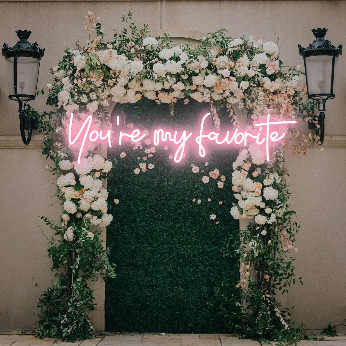 You're My Favorite Neon Sign Room Decor Aesthetic  Party Decoration  Custom Neon Sign  Birthday Party Decorations  Bride To Be