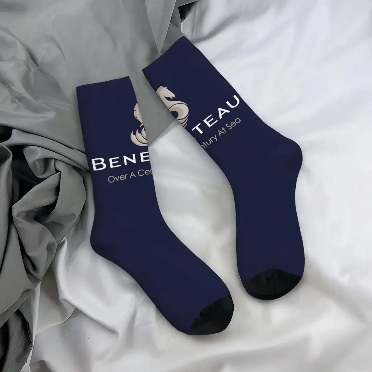 Beneteau-Chaussettes sulfToutes Saisons pour Homme et Femme, Voilier, Yacht à Voile, Bas Harajuku, Accessoires Cadeaux, Haute Qualité