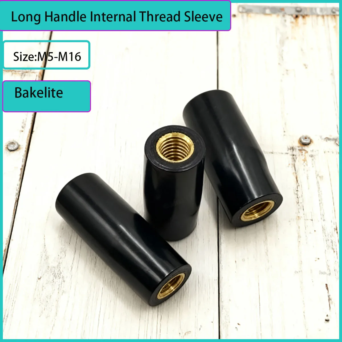 

Universal M5-M16 Mechanical Control Lever Set Bakelite Long Handle Cover High Temperature Resistant Rocker Arm