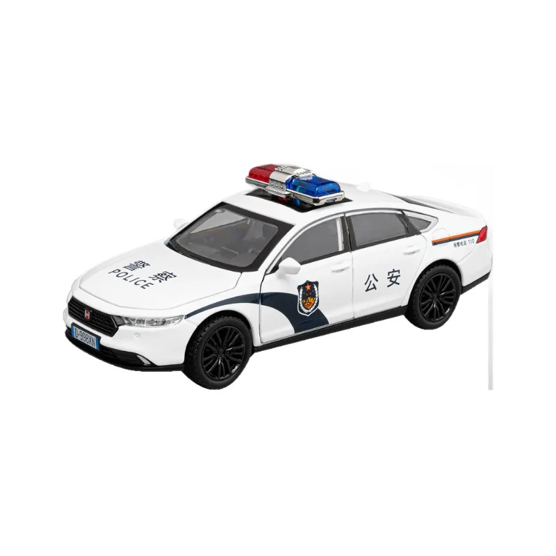 Simulation 1:32 Honda Accord Alloy Special Police Car Model Decoration Children\'s Toy Gift