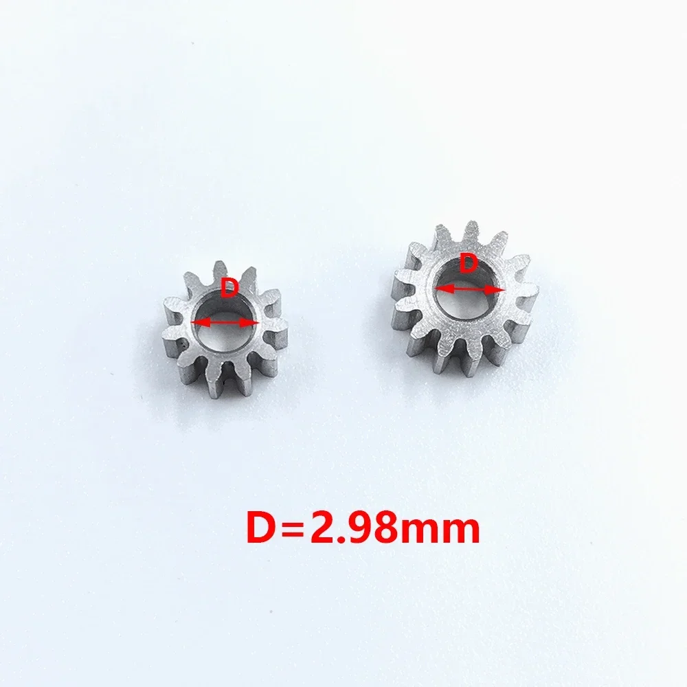 1pc 0.5 Modulus 11T/13T Teeth  Motor Transimission Gear High-Wear Resistance Steel Metal Gear For 3mm shaft hole