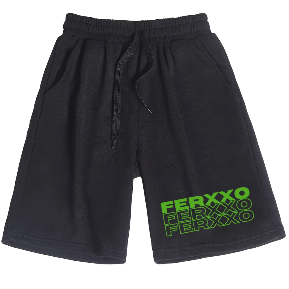 Feid Ferxxo Calipsis Tour 2024 Cotton Trousers Unisex Casual Beach Summer Printing Short Pants Regular