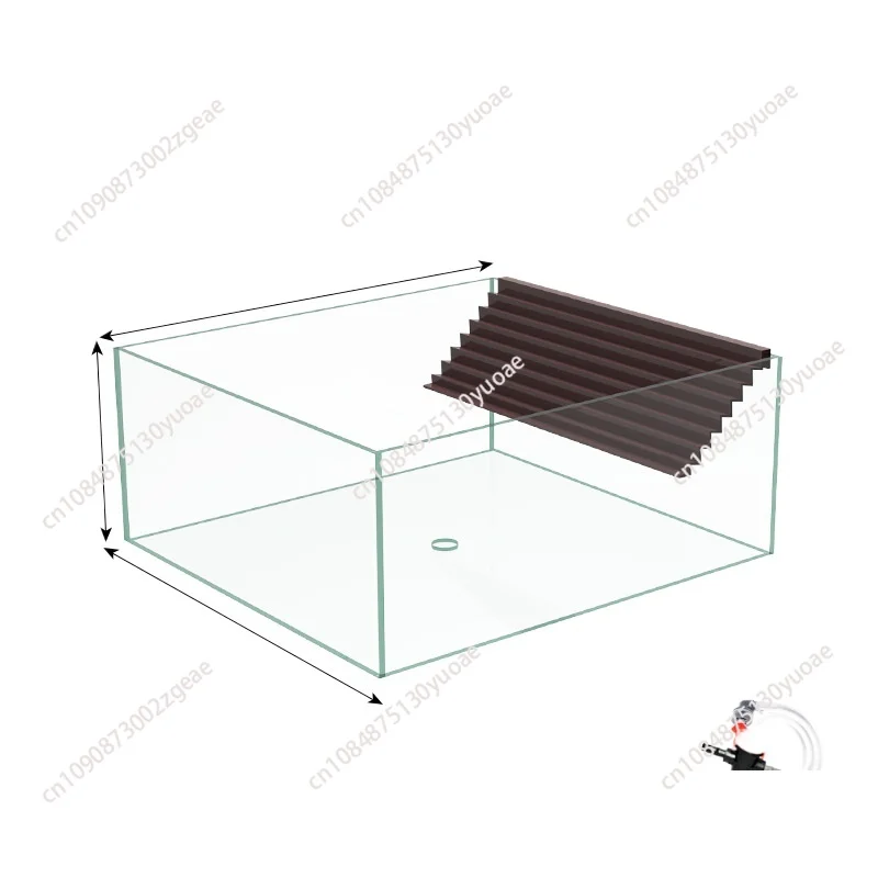 Turtle special ecological landscaping breeding tank breeding box household raising yellow edge turtle large extra large amphibio
