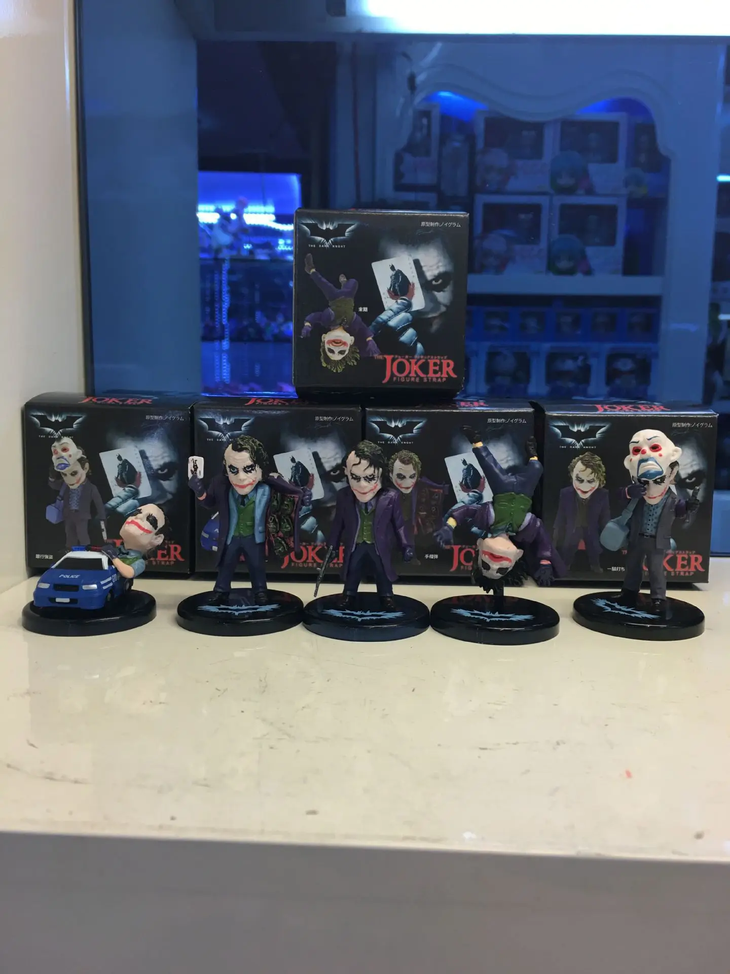 5 قطعة/المجموعة فارس الظلام جوكر PVC عمل الشكل تحصيل لعبة مجسمة 6 ~ 10 سنتيمتر 2025 حار جديد