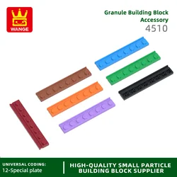 Wange57Pcs/lot 4510 1x8 Plate with groove Building Blocks Moc Accessories Compatible with Brick Toys Children Gift Box