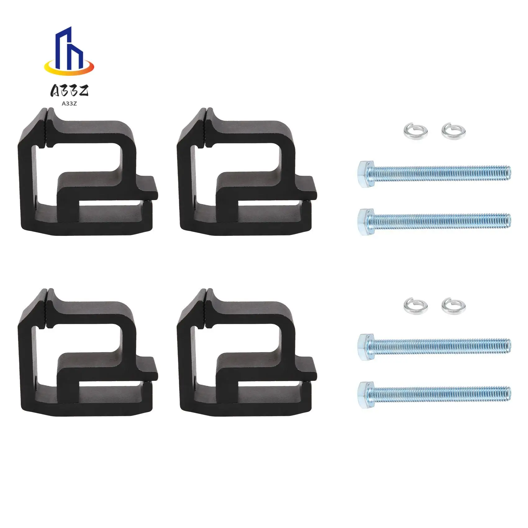 

A33Z-4 Pack Truck Topper Clamps Mounting Clamps Truck Cap Clamps, Truck Bed Clamps And Canopy Clamps