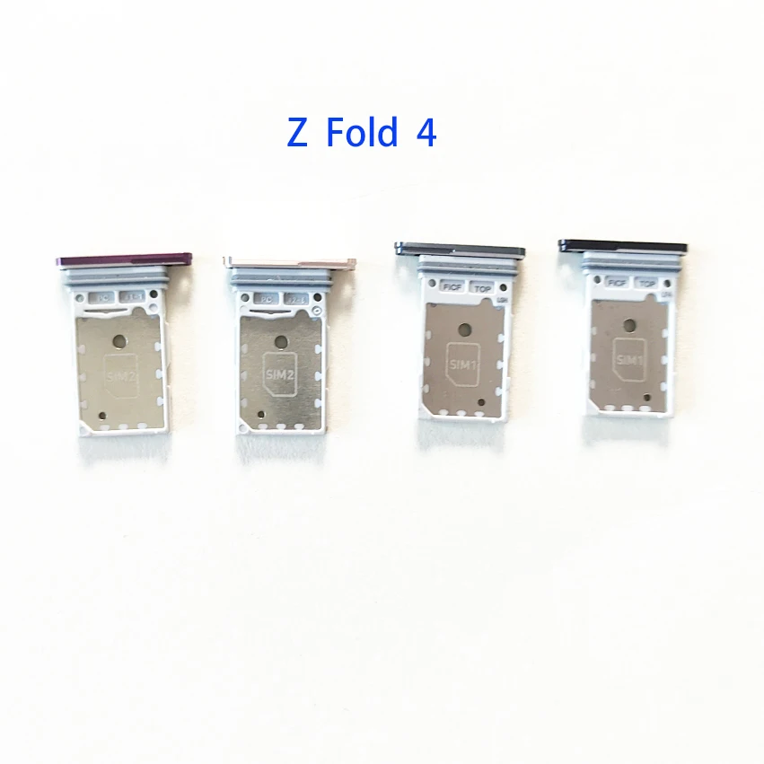 1Pcs For Samsung Galaxy Z Fold 5 Fold 2 Z Fold 3 Fold 4 5G  SIM Card Tray Slot Holder Adapter Socket Repair Parts