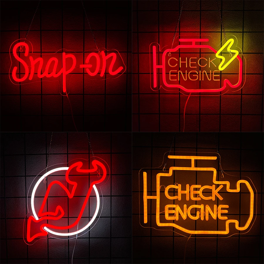 

Светодиодная неоновая вывеска в гараже, 3D-резной значок, используется для спальни, мастерской, клуба, гаража, человеческой пещеры, декора для вечеринки в баре, подарок на день отца.