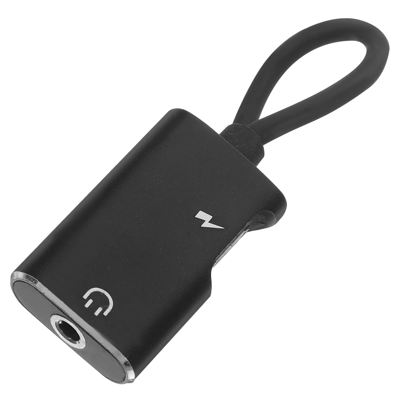 

Type C Headphone Adapter Black Usb to Audio Converter for Laptop Computer Phone Accessory Charging Splitter