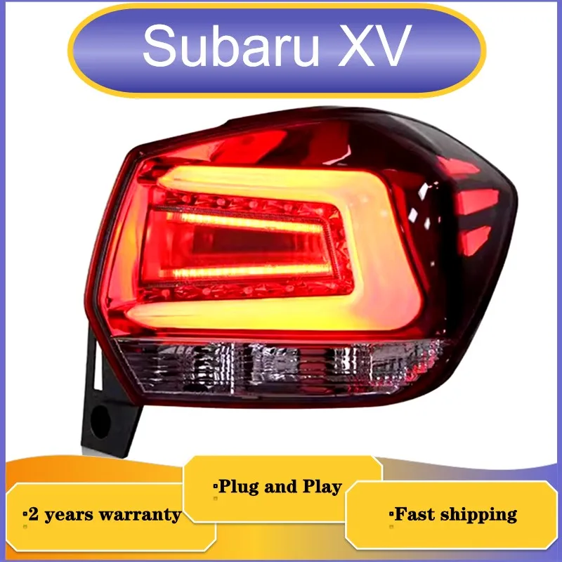 Car Accessories for Subaru XV Tail Lamp 2013-2016 Subaru XV Tail Lights Rear DRL Fog Brake Reversing Turn Signal