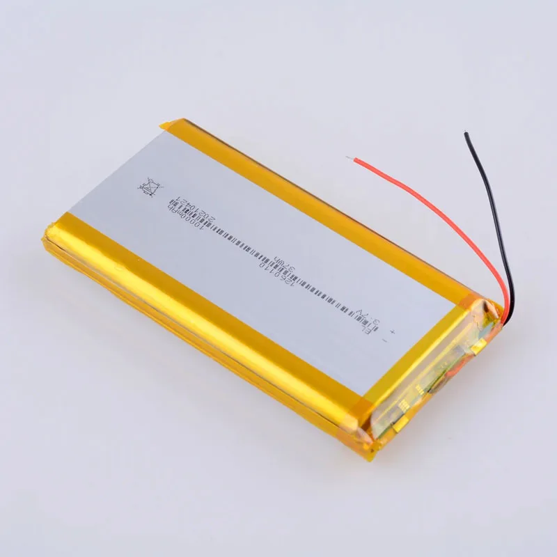 1260110 3.7V 10000mAh Rechargeable Lithium Polymer Battery Li-Po for Toy Power Bank GPS Laptop Camping Lights Diy Real Capacity