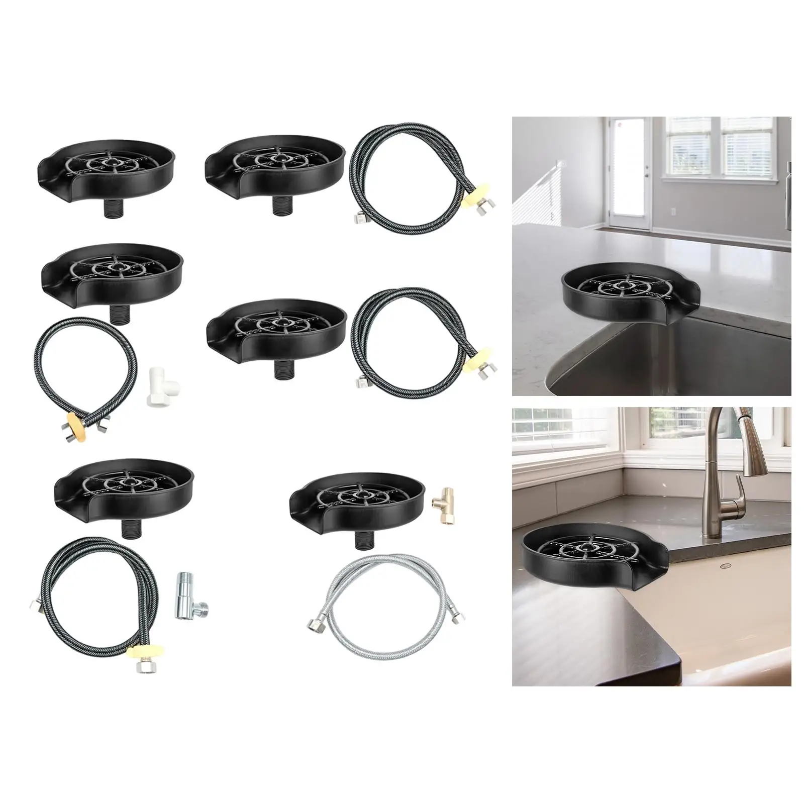 Faucet Sink Attachment Cup Rinser Flushing Device Sprayer Mug Bottle Home Restaurant