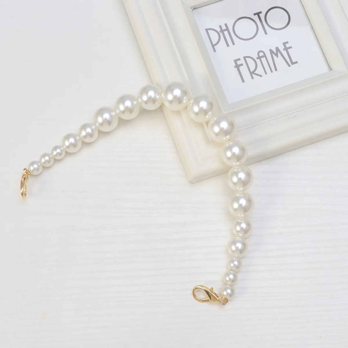 チェーンストラップ 30 センチメートルハンドバッグショルダーハンドル財布クラッチアクセサリー取り外し可能な交換用金属バックルバッグ