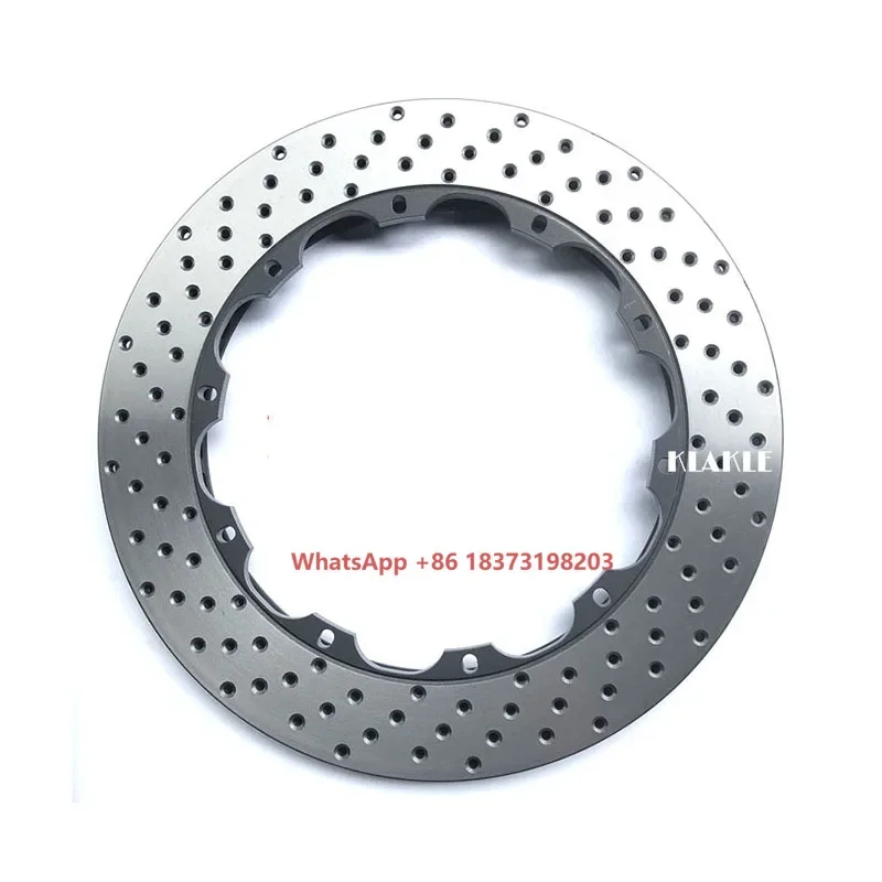 

KLAKLE Auto Car Parts 380*34MM Brake Disc Without Center Bell Brake Rotor Kit for Renault Clio4 RS