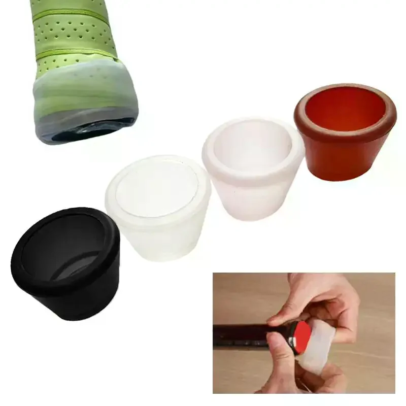 Tennis Racquet Butt Cap Protector Waterproof Silicone Anti-Drop Racket Handle End Cover for Competition Accessory view 3