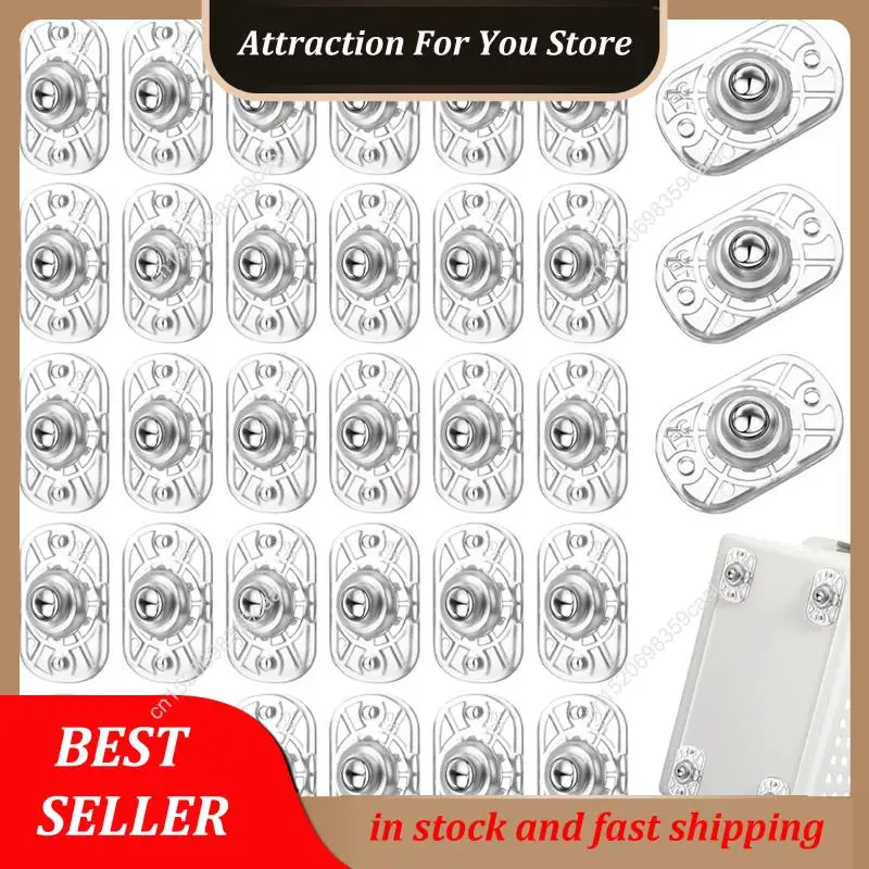 Hot Selling Self Adhesive Caster 52Pcs 360° Swivel Appliance Rollers Clear Appliance Sliders Rollers For Kitchen Appliances