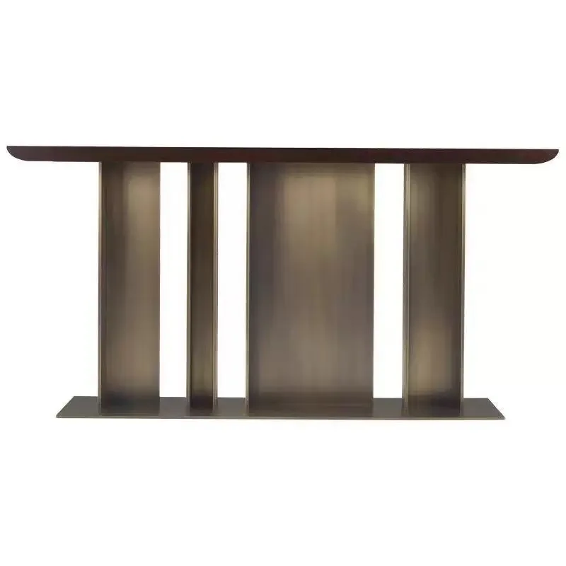

Corridor entrance table, light luxury villa entrance desk against the wall, simple hotel