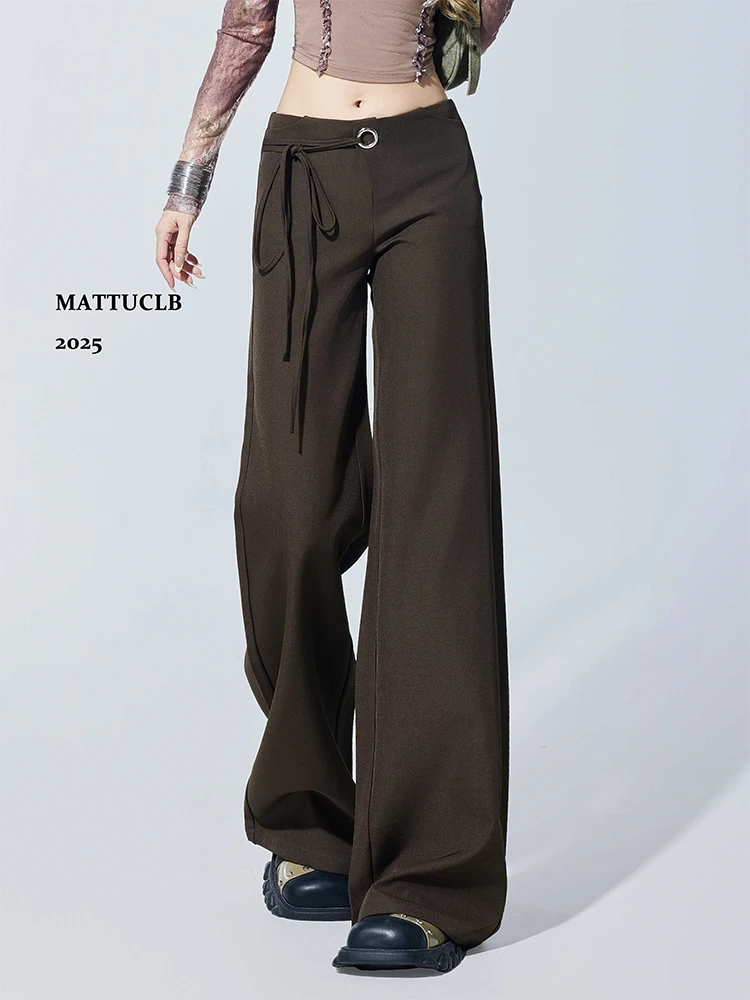 

2025 Autumn Winter Women Designer Flared Pants Vintage Old Money Bell Bottom Y2k New In Baggy Office Lady Solid Color Wide Fit