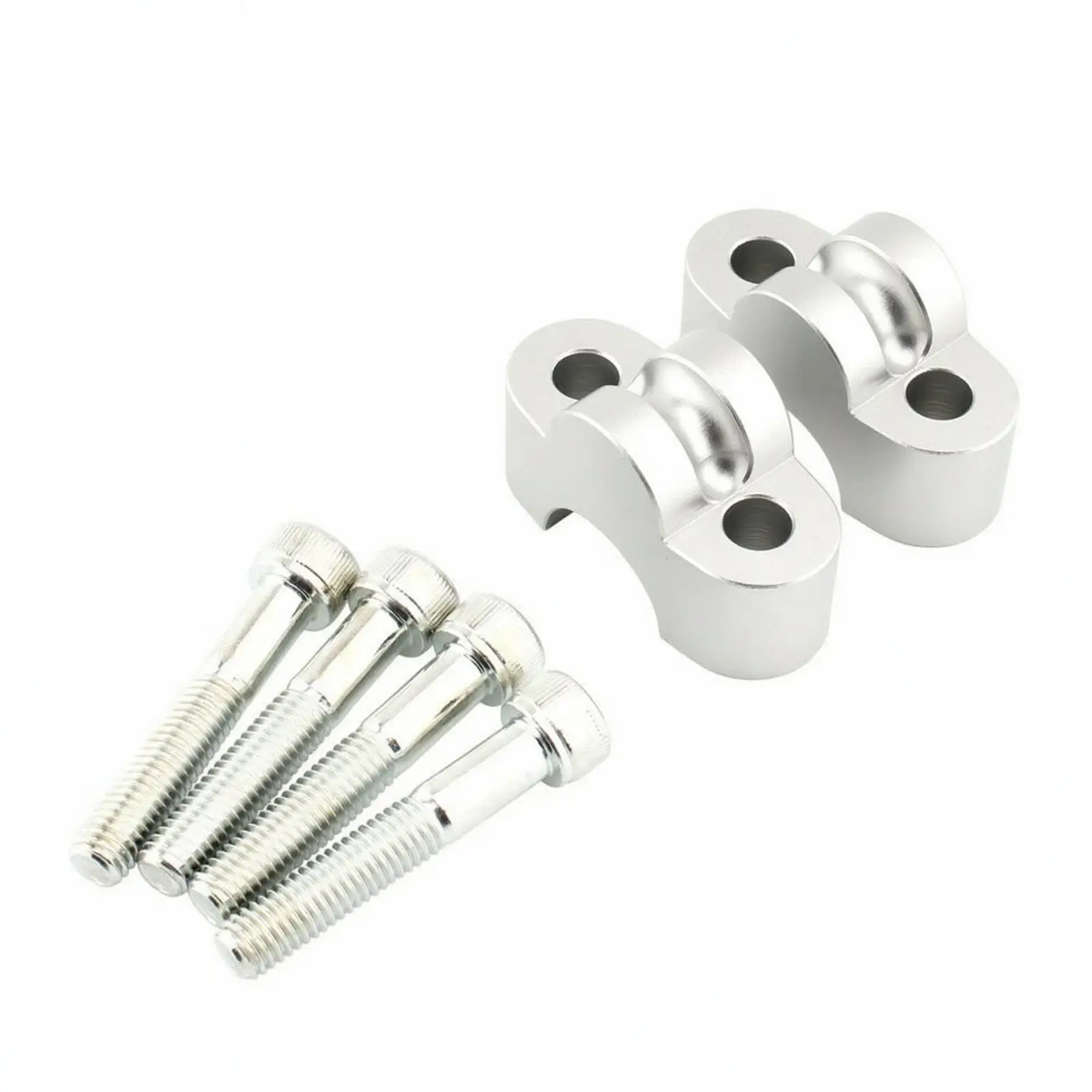Aluminum Handlebar Riser 20mm Height Adjustable Clamp Mount for Honda MSX125 Monkey 125 Street Bike
