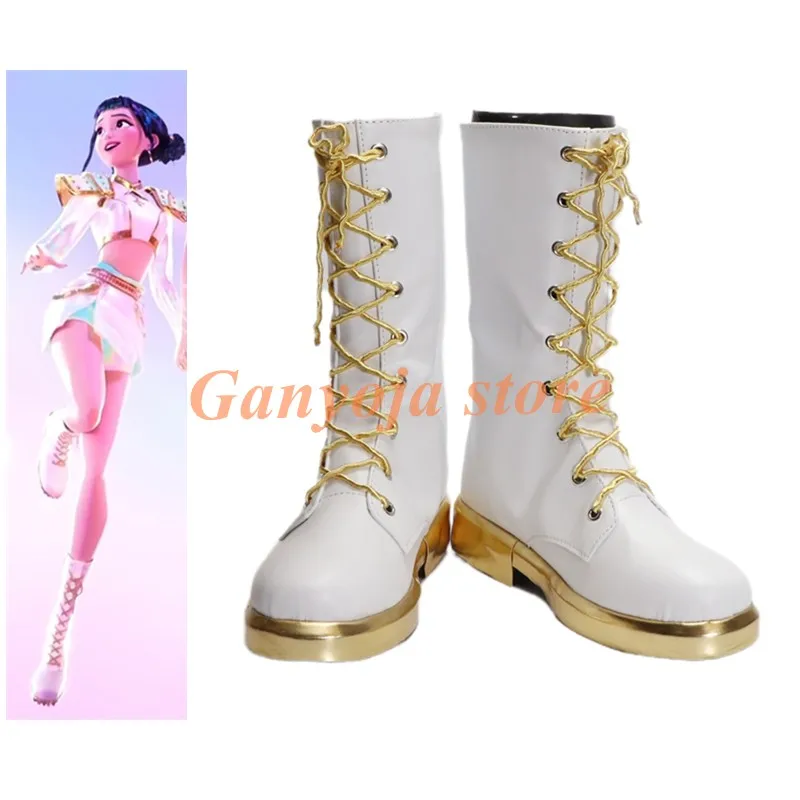 KPop Demon Hunters Rumi Mira Zoey Cosplay Schuhe können Kinder Schuhe Anime Stiefel gemacht