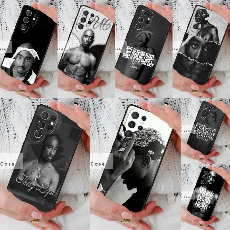 2Pac Tupac Shakur Phone Cover Case for Samsung Galaxy S26 Ultra S20 FE Note 10 S24 S23 S21 S25 Plus S22
