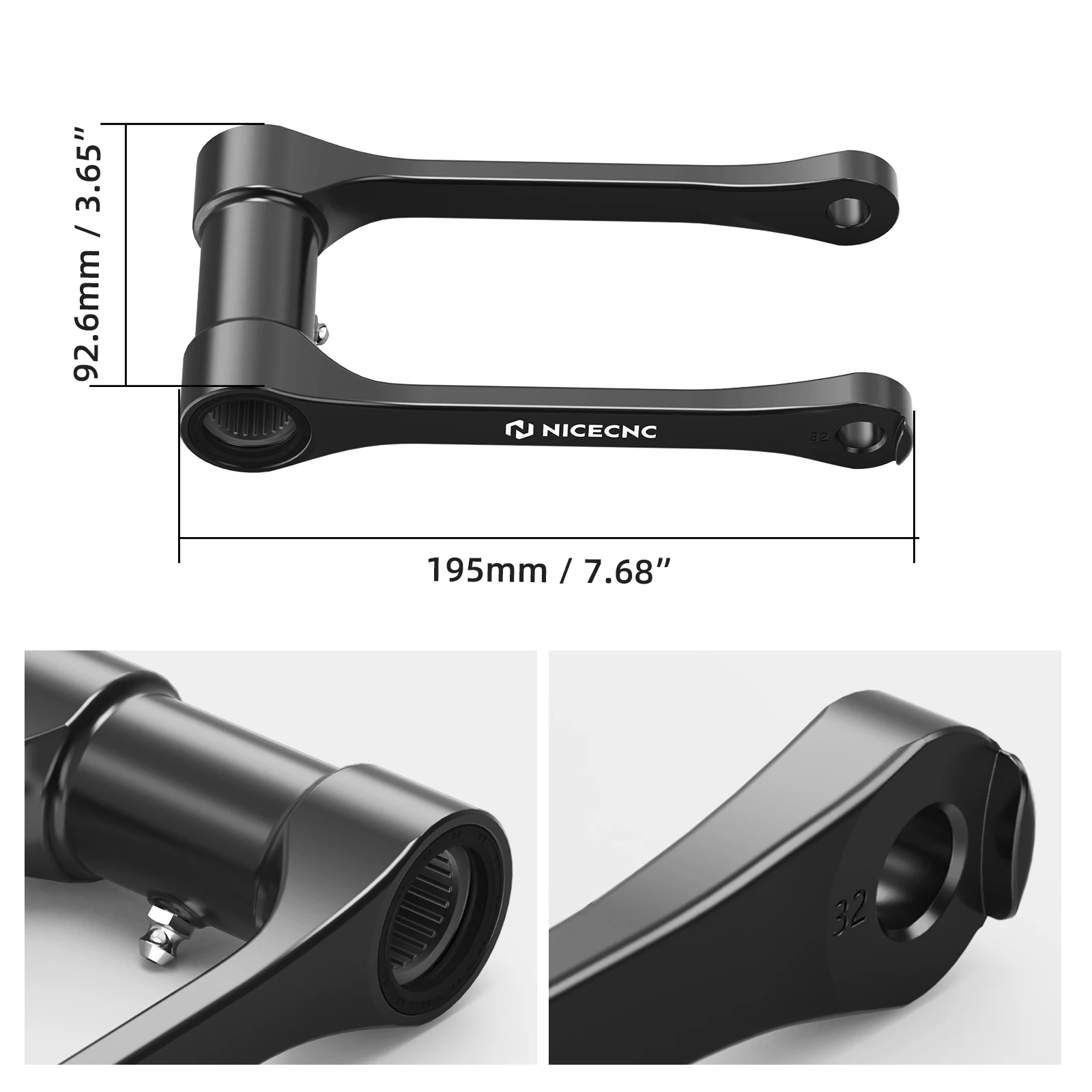 NICECNC For 2026 2025 Honda CRF250R CRF250RX CRF250RWE CRF 450R 450RX 450RWE R RX RWE Motorcycle 2 Inch Lowering Link Linkage