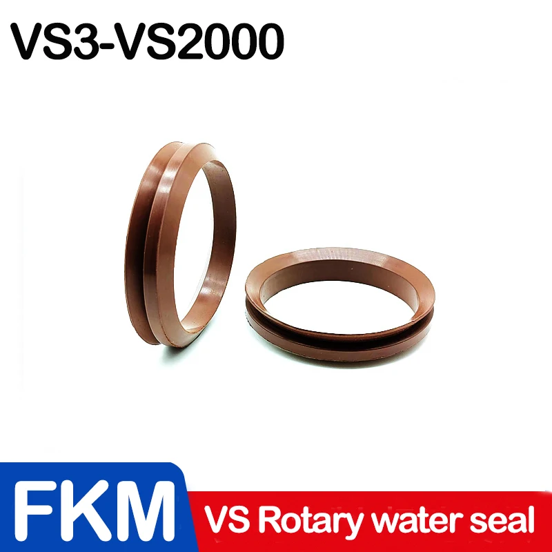 

Brown Fluororubber VS20-VS22-VS25-VS30 VS199 Type O Ring Sealing Gasket Cuff FKM(Fluororubber) Rubber Rotary Water Shaft Seal