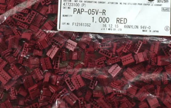 

Connectors PAP-05V-R housings Red color