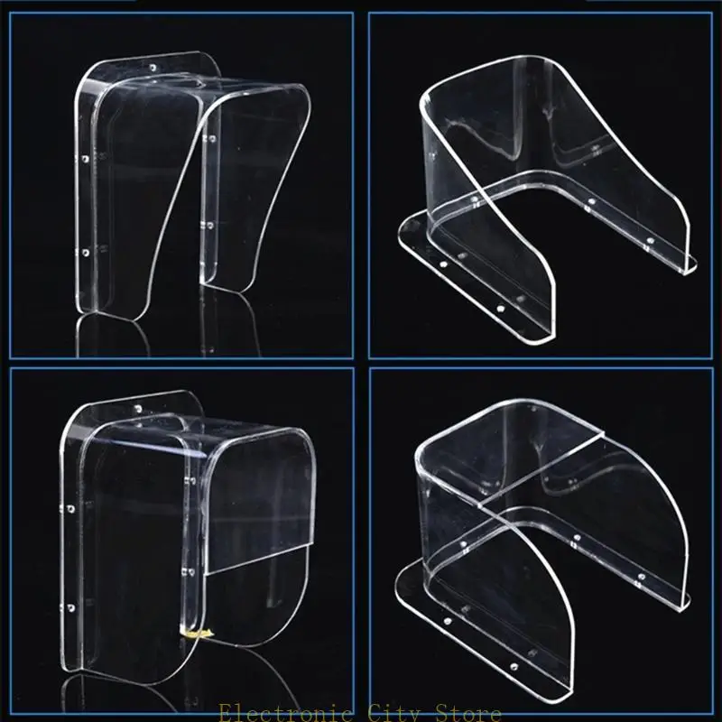 

Waterproof Outdoor Doorbell Cover Transparent Acrylic Doorbell for Case for Password Machines for Smart IP Video Easy to HU8D