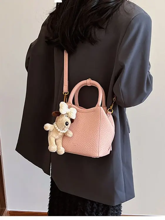 

Sli Универсальная белая ручная сумка-ведро Tiya, женская сумка через плечо, модная повседневная модная сумка небольшого размера