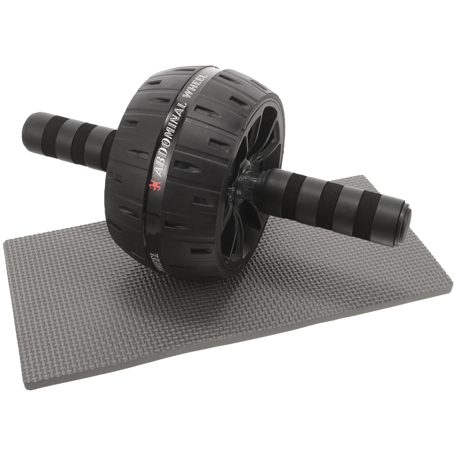 

Rebound Abdominal Wheel Rollers Workout Equipment Exerciser for Pp-tpe Steel Pipe Handle Sponge Cover Fitness