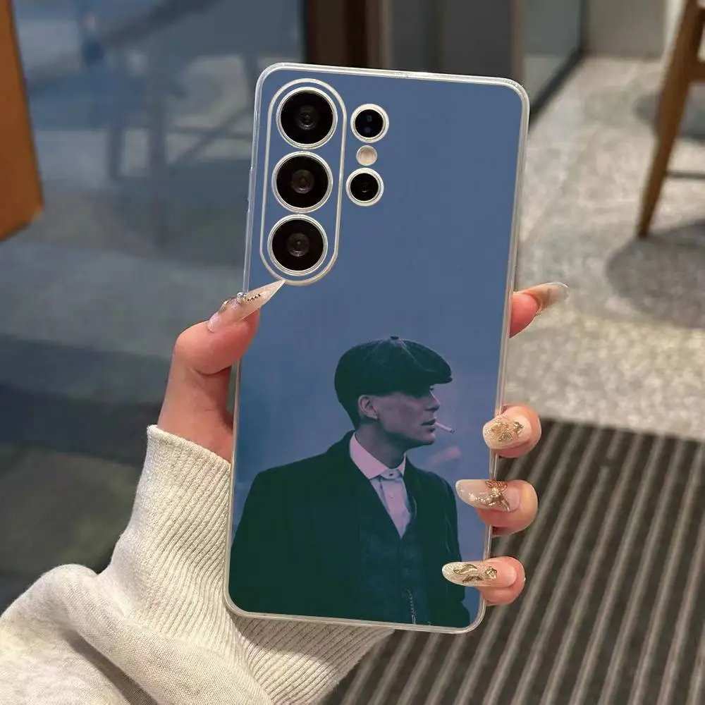 M-Movie Peaky B-Blinders  Phone Case For Samsung S25,S24,S21,S22,S23,S30,Ultra,S20,Plus,Fe Transparent Cover