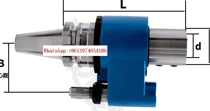 Porte-outil réglable avec rotation externe et circuit d'huile de refroidissement interne BT40 50-OSL25 32 40 sortie d'eau poignée de forage en U
