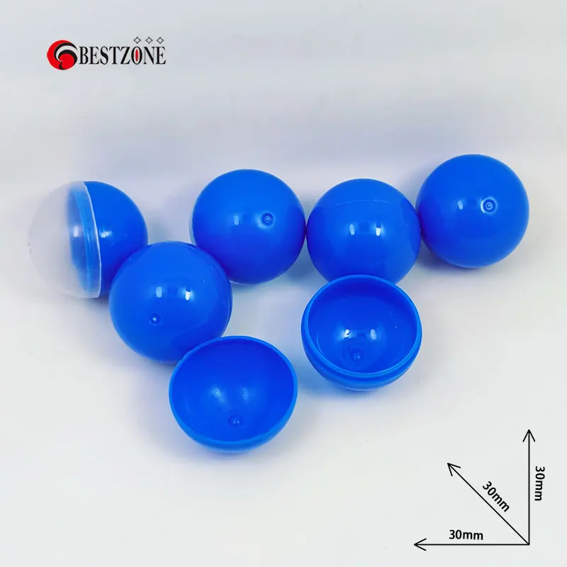 Promotion 10Pcs 1.18Inch 30MM Half Transparent Plastic Toy Capsule Surprise Ball Kids For Vending Machine Split Body Eggshell