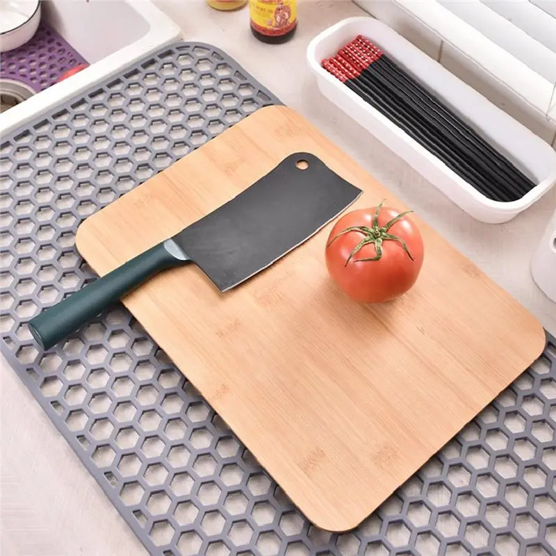 [A92P!】 For Kitchen Sink Protectors Silicone Non-Slip Heat-Resistant Mat 28.35