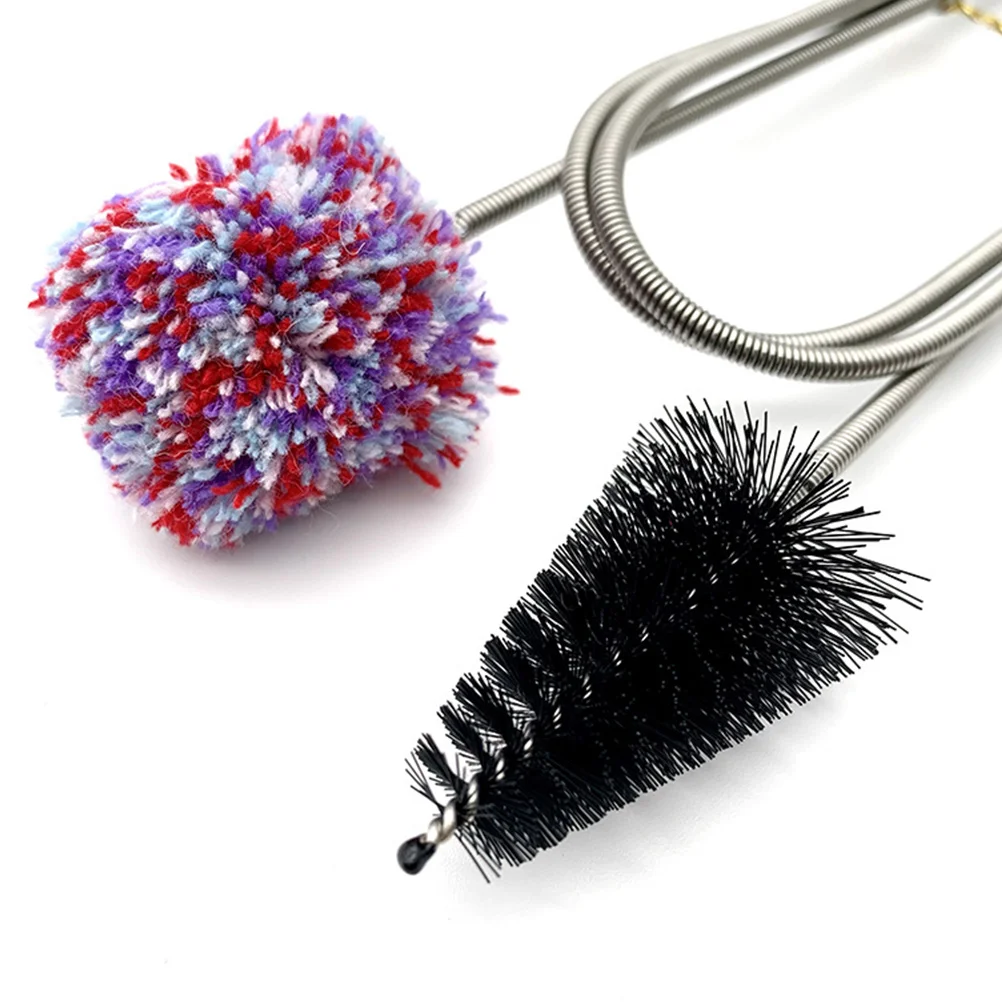 

Flexible Saxophone Cleaning Brush Double-End Multi-Purpose Wind Instrument Maintenance Tool Compatible With Trumpet Cornet
