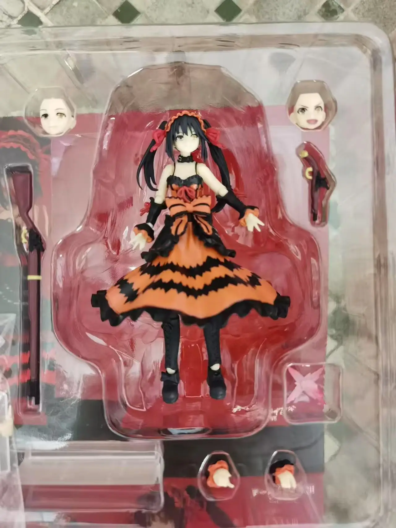 

Anime Figma 585 Date A Live III Kurumi Tokisaki Figure Action Figure PVC Collectible Model Toys Joint Movable New Year Present