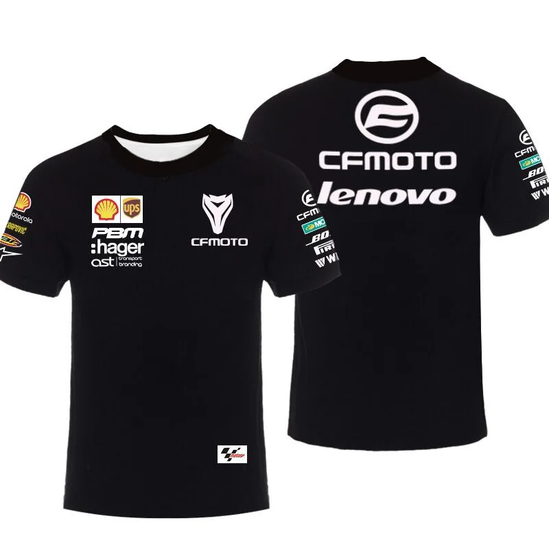 Zomernieuw raceshirt met korte mouwen uit 2025 en 3D digitale print voor heren.