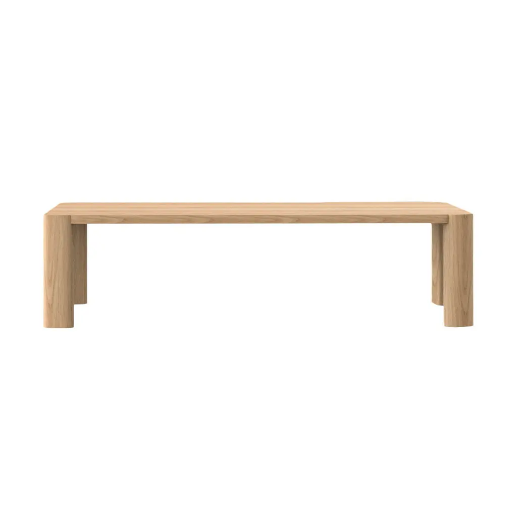 #Modern Luxury European 12 Seater Natural Ash Wood Rectangle Dining Table  Style Dining Room Furniture Table Wood for Apartment