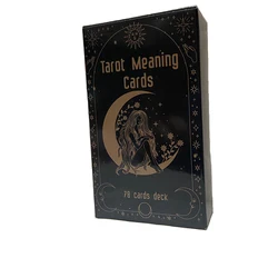 Tarot Meaning Cards A 78 Tarot Deck English Version Oracle Deck Divination Party Desktop Toy Entertainment