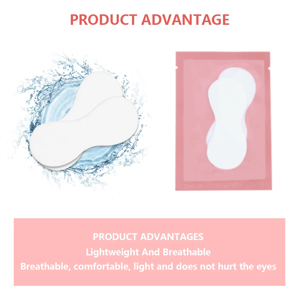 300/400pairs Gourd Shape Eyelash Patches Hydrogel Gel Eye Pads Eyelash Extension Lashes Tips Stickers Under Eye Pads Makeup Tool