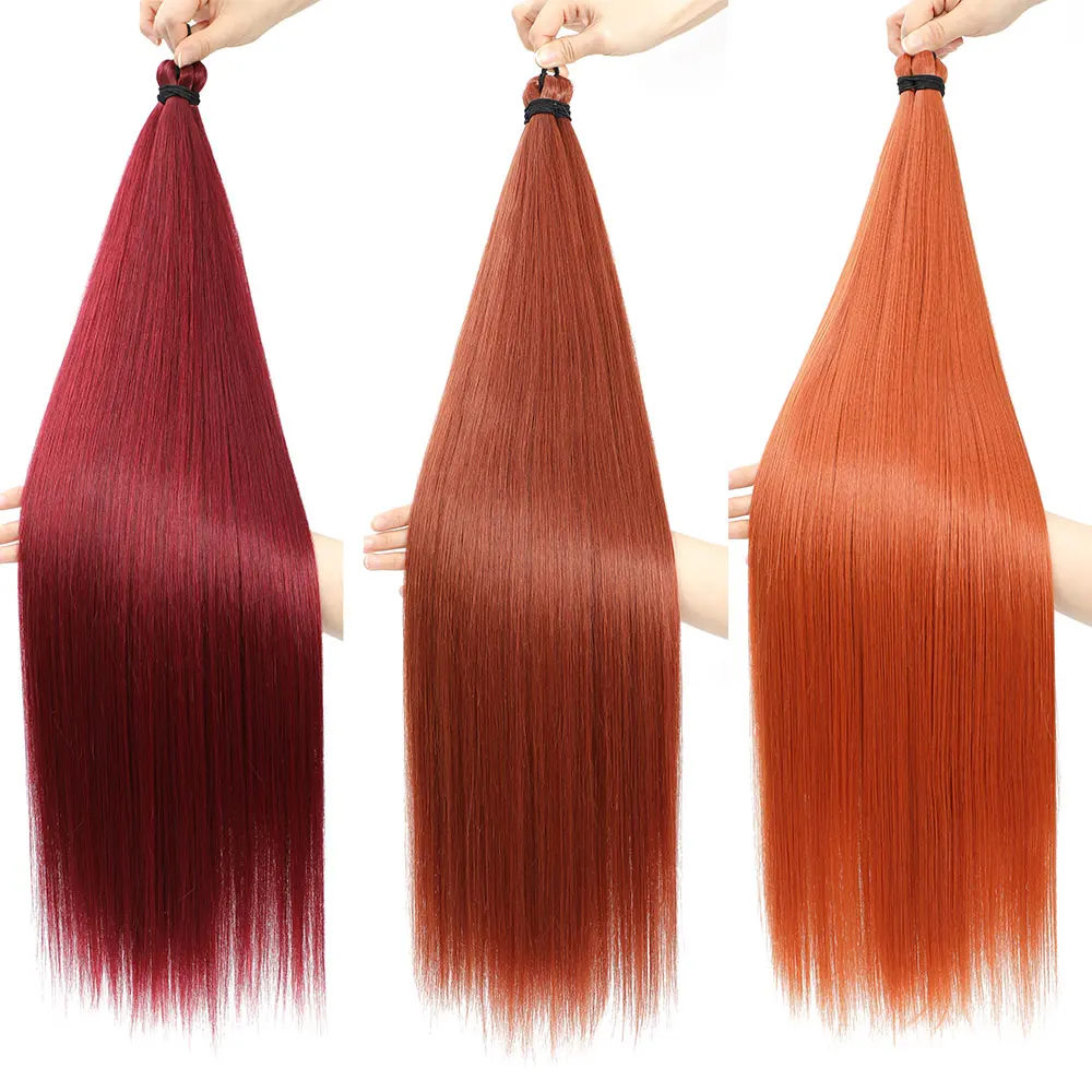 Straight Pony Hair Bundles Crochet Braids Hair Synthetic Braiding Hair Soft Crochet Hair Extensions